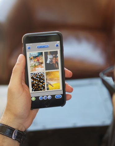 Man working with PhotoPrint LT